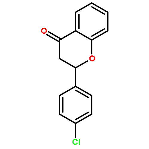 4H-1-Benzopyran-4-one,2-(4-chlorophenyl)-2,3-dihydro-