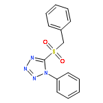 1H-Tetrazole, 1-phenyl-5-[(phenylmethyl)sulfonyl]-