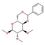 a-D-Glucopyranoside, methyl2,3-di-O-methyl-4,6-O-(phenylmethylene)-