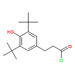 3-(3,5-ditert-butyl-4-hydroxy-phenyl)propanoyl chloride