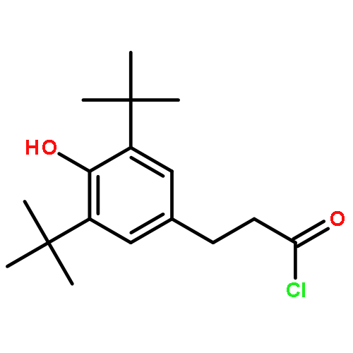 3-(3,5-ditert-butyl-4-hydroxy-phenyl)propanoyl chloride