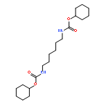 Carbamic acid, 1,6-hexanediylbis-, dicyclohexyl ester