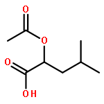 Pentanoic acid, 2-(acetyloxy)-4-methyl-, (2S)-