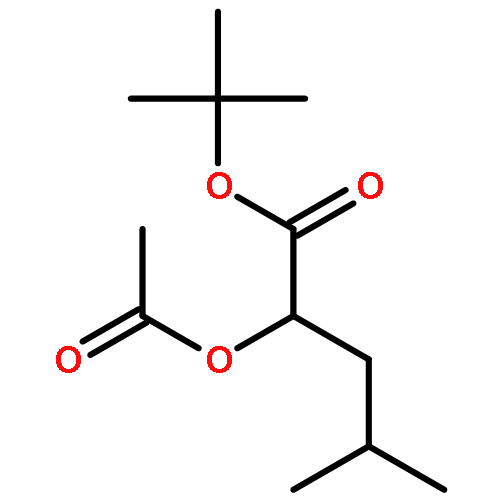 Pentanoic acid, 2-(acetyloxy)-4-methyl-, 1,1-dimethylethyl ester, (2S)-