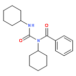 N-CYCLOHEXYL-N-(CYCLOHEXYLCARBAMOYL)BENZAMIDE 