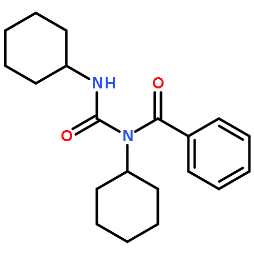 N-CYCLOHEXYL-N-(CYCLOHEXYLCARBAMOYL)BENZAMIDE 