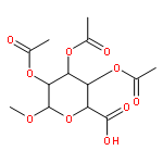 (2s,3s,4s,5r)-3,4,5-triacetyloxy-6-methoxyoxane-2-carboxylic Acid