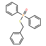 Phosphinothioic acid, diphenyl-, S-(phenylmethyl) ester