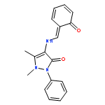 1,5-DIMETHYL-4-[[(Z)-(6-OXOCYCLOHEXA-2,4-DIEN-1-YLIDENE)METHYL]AMINO]-2-PHENYLPYRAZOL-3-ONE 