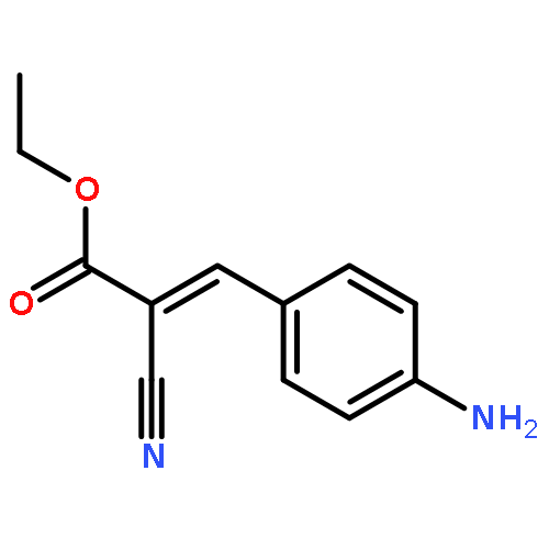 2-Propenoic acid, 3-(4-aminophenyl)-2-cyano-, ethyl ester