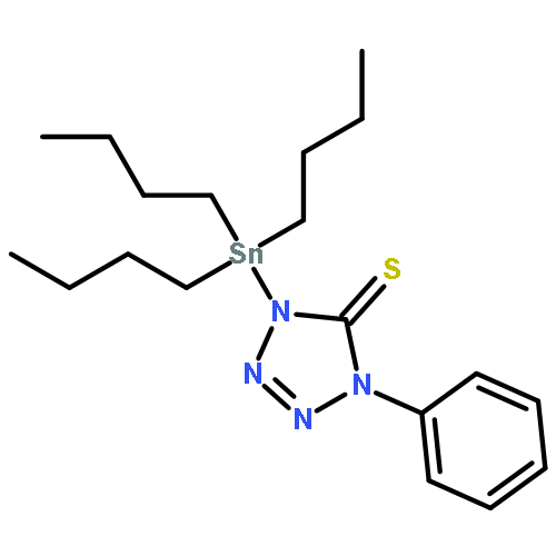 1-PHENYL-4-TRIBUTYLSTANNYLTETRAZOLE-5-THIONE 