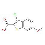 3-CHLORO-6-METHOXY-1-BENZOTHIOPHENE-2-CARBOXYLIC ACID 