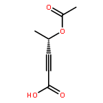 2-Pentynoic acid, 4-(acetyloxy)-, (4S)-