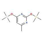 Pyrimidine, 4-methyl-2,6-bis[(trimethylsilyl)oxy]-