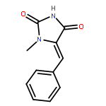 2,4-Imidazolidinedione, 1-methyl-5-(phenylmethylene)-