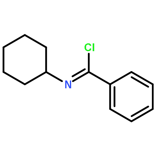 Benzenecarboximidoyl chloride, N-cyclohexyl-