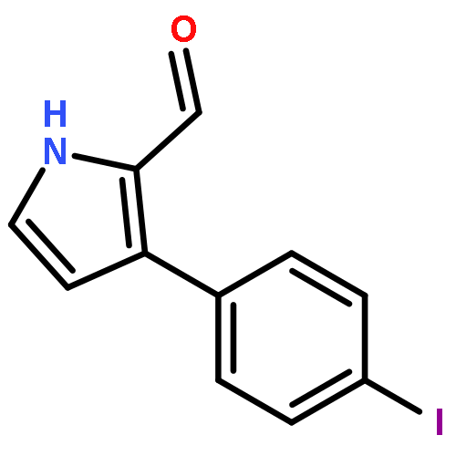 1H-Pyrrole-2-carboxaldehyde, 3-(4-iodophenyl)-