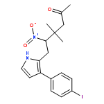 2-Hexanone, 6-[3-(4-iodophenyl)-1H-pyrrol-2-yl]-4,4-dimethyl-5-nitro-