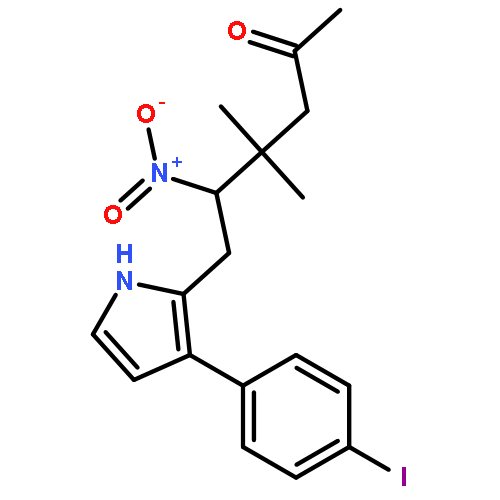 2-Hexanone, 6-[3-(4-iodophenyl)-1H-pyrrol-2-yl]-4,4-dimethyl-5-nitro-