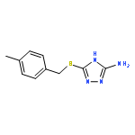 1H-1,2,4-Triazol-3-amine, 5-[[(4-methylphenyl)methyl]thio]-