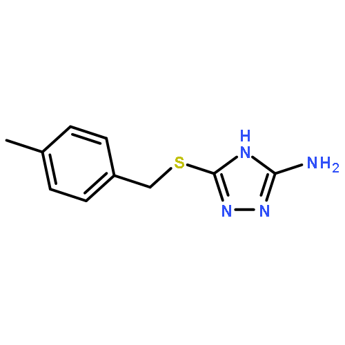 1H-1,2,4-Triazol-3-amine, 5-[[(4-methylphenyl)methyl]thio]-