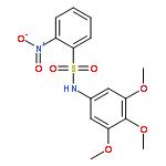 Benzenesulfonamide, 2-nitro-N-(3,4,5-trimethoxyphenyl)-