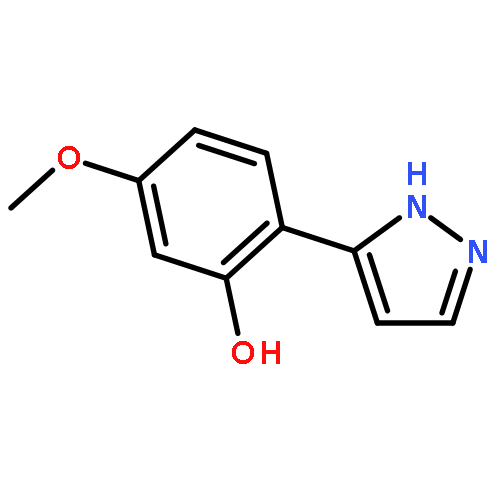 Phenol, 5-methoxy-2-(1H-pyrazol-3-yl)-