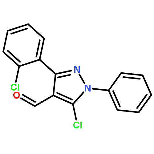 5-CHLORO-3-(2-CHLOROPHENYL)-1-PHENYL-1H-PYRAZOLE-4-CARBOXALDEHYDE