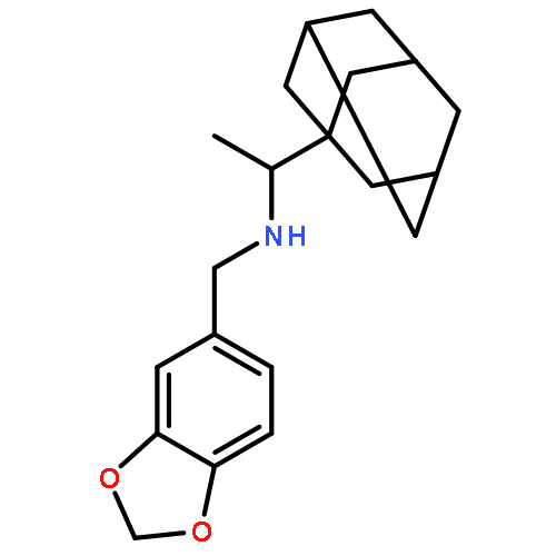 (1-Adamantan-1-yl-ethyl)-benzo[1,3]dioxol-5-ylmethyl-amine