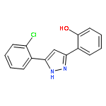 Phenol, 2-[5-(2-chlorophenyl)-1H-pyrazol-3-yl]-