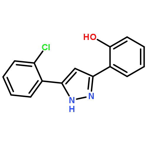 Phenol, 2-[5-(2-chlorophenyl)-1H-pyrazol-3-yl]-