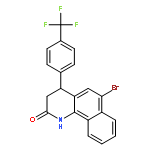 6-bromo-4-[4-(trifluoromethyl)phenyl]-3,4-dihydrobenzo[h]quinolin-2(1H)-one