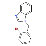 1-[(2-bromophenyl)methyl]benzimidazole