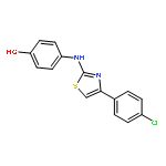 Phenol,4-[[4-(4-chlorophenyl)-2-thiazolyl]amino]-