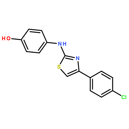 Phenol,4-[[4-(4-chlorophenyl)-2-thiazolyl]amino]-