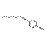 Benzonitrile, 4-(1-octynyl)-