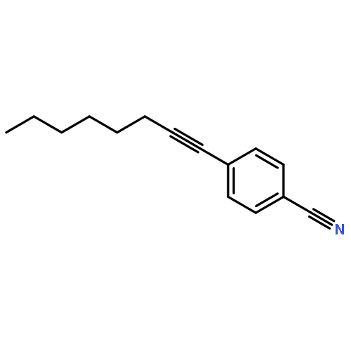 Benzonitrile, 4-(1-octynyl)-