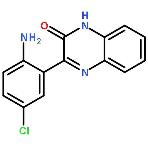 2(1H)-Quinoxalinone, 3-(2-amino-5-chlorophenyl)-