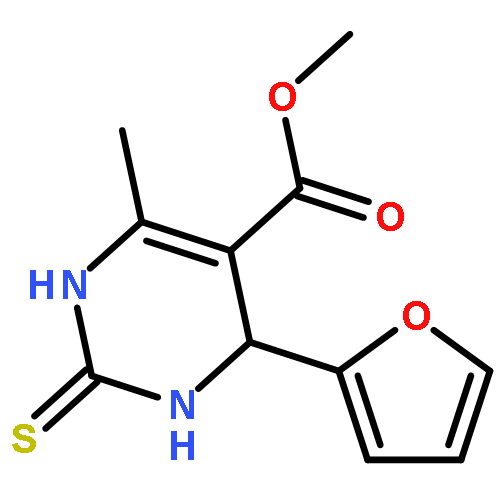 <br>4-Furan-2-yl-6-methyl-2-thioxo-1,2,3,4-tetrahydro-pyrimidine-5-carboxylic a cid methyl ester