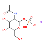 [3-acetamido-4,5-dihydroxy-6-(hydroxymethyl)oxan-2-yl] Dihydrogen Phosphate;sodium