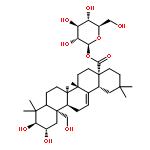 Olean-12-en-28-oicacid, 2,3,19-trihydroxy-, b-D-glucopyranosyl ester, (2a,3b,19a)-