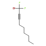 2-Nonyne, 1-bromo-1,1-difluoro-