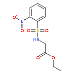 Glycine, N-[(2-nitrophenyl)sulfonyl]-, ethyl ester