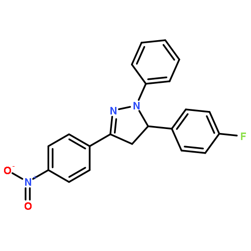 5-(4-fluorophenyl)-3-(4-nitrophenyl)-1-phenyl-4,5-dihydro-1H-pyrazole