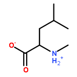 (2R)-4-methyl-2-(methylammonio)pentanoate