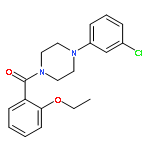 Piperazine, 1-(3-chlorophenyl)-4-(2-ethoxybenzoyl)-