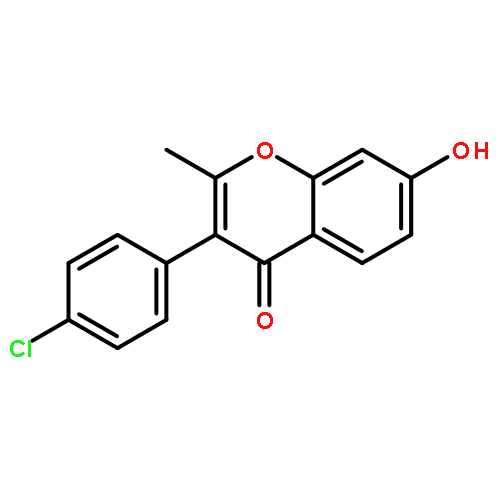 3-(4-CHLOROPHENYL)-7-HYDROXY-2-METHYLCHROMEN-4-ONE 