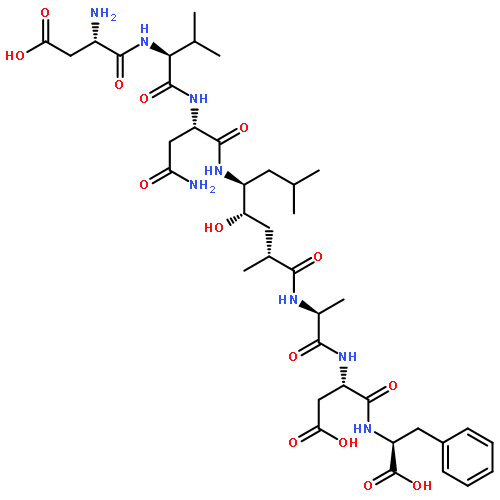 L-Phenylalanine, L-a-glutamyl-L-valyl-L-asparaginyl-(2R,4S,5S)-5-amino-4-hydroxy-2,7-dimethyloctanoyl-L-alanyl-L-a-glutamyl-