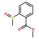 Benzoic acid, 2-(methylsulfinyl)-, methyl ester