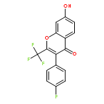 3-(4-Fluoro-phenyl)-7-hydroxy-2-trifluoromethyl-chromen-4-one